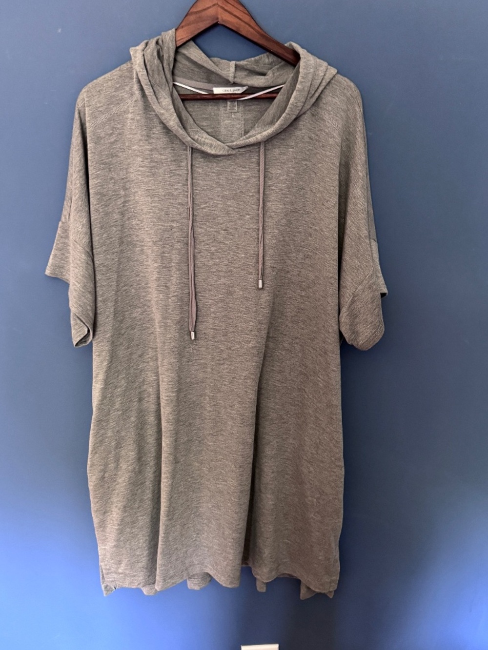 Cable & Gauge Sport Hoodie Dress Gray in Color size 3X - Picture 1 of 8